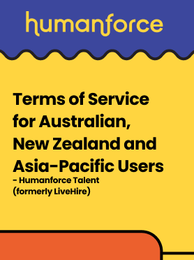 Terms of Service for Australian, New Zealand and Asia-Pacific Users