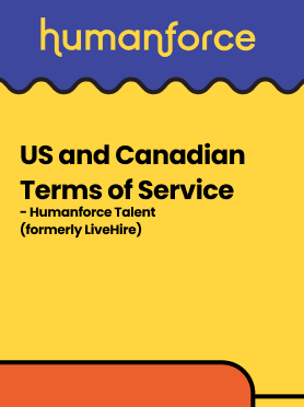 US and Canadian Terms of Service