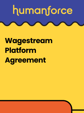 Wagestream Platform Agreement